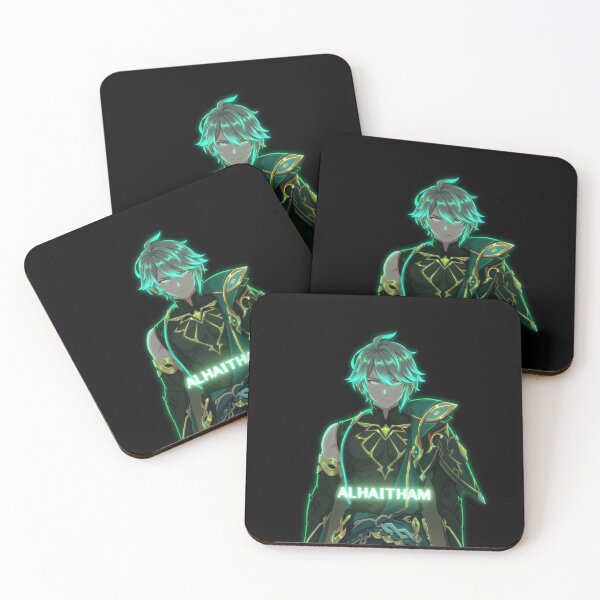 Item preview, Neon Admonishing Instruction Alhaitham - Fan Art Portrait designed and sold by EWCY store.