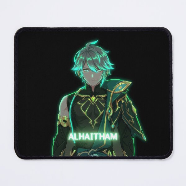 Item preview, Neon Admonishing Instruction Alhaitham - Fan Art Portrait designed and sold by EWCY store.