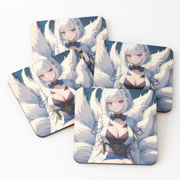 Item preview, Kaga Azur Lane Kitsune Nine Tails Night City designed and sold by Spraykart.