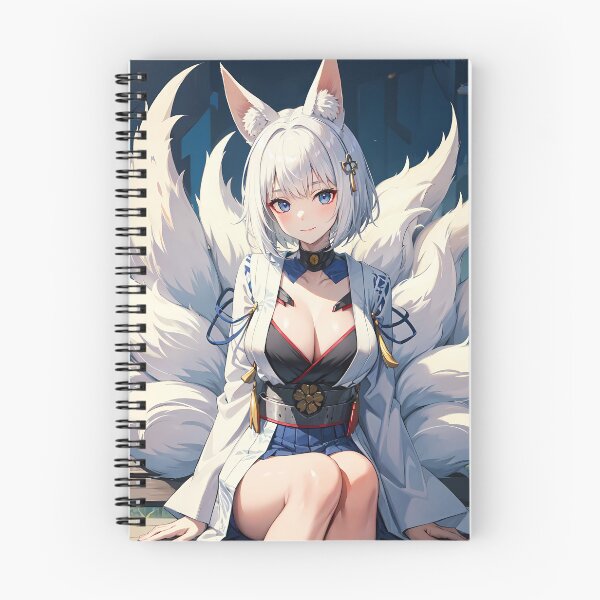 Artikelvorschau, Kaga Azur Lane Kitsune Nine Tails Night City entworfen und verkauft von Spraykart.