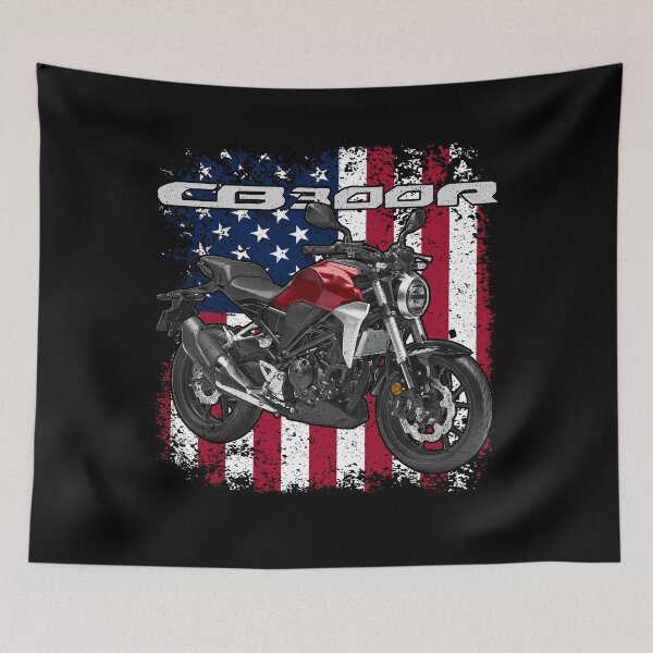 Item preview, CB300R Patriotic Motorcycle USA Design designed and sold by FroggyBaBoy.