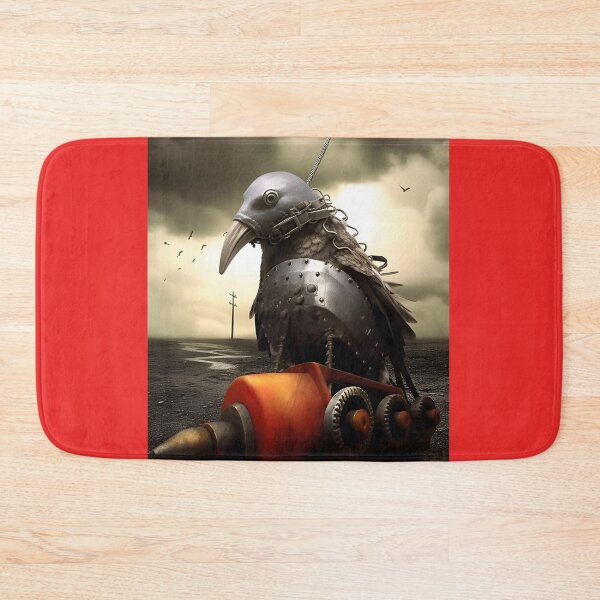 Item preview, Mechanical Crow - Post-Apocalyptic Steampunk Art designed and sold by Hipatye26.