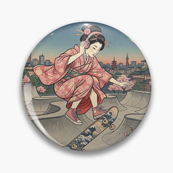 Item preview, Japanese traditional drawing x Street culture - Ukiyoe x Skateboarding designed and sold by Studio-MiMi.
