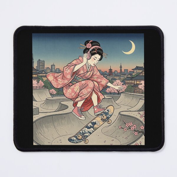 Item preview, Japanese traditional drawing x Street culture - Ukiyoe x Skateboarding designed and sold by Studio-MiMi.
