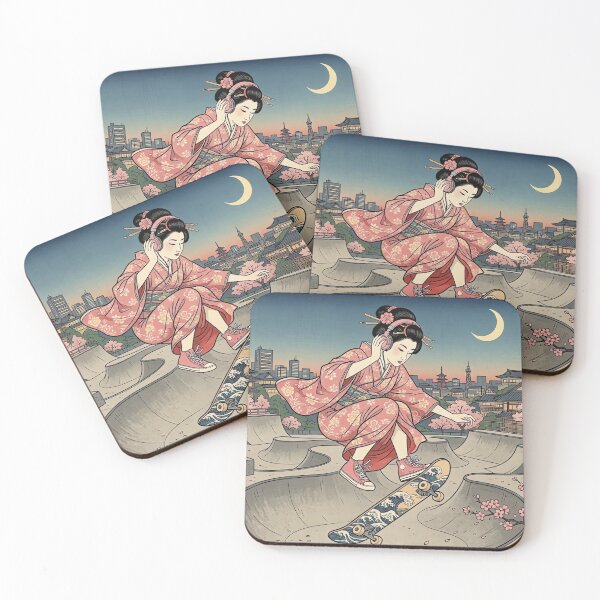 Item preview, Japanese traditional drawing x Street culture - Ukiyoe x Skateboarding designed and sold by Studio-MiMi.