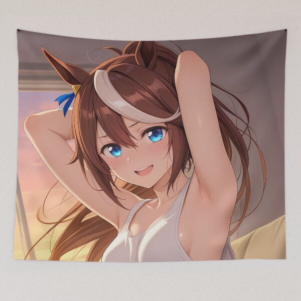 Item preview, Tokai Teio Uma Musume Pretty Derby Warm Light Stretching Pose designed and sold by Spraykart.