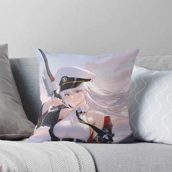 Item preview, Enterprise Azur Lane Salute Pose With White Hair And Cape designed and sold by Spraykart.