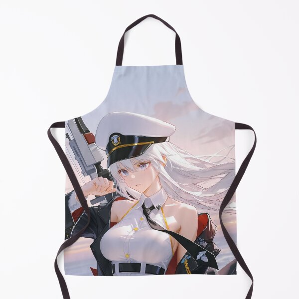 Item preview, Enterprise Azur Lane Salute Pose With White Hair And Cape designed and sold by Spraykart.