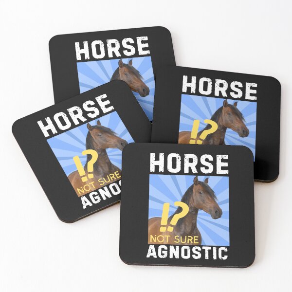 Item preview, Horse Agnostic, Not Sure designed and sold by Idontwannaknow.