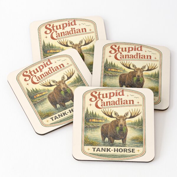 Item preview, Stupid Canadian Tank Horse: Moose Heated Rivalry Parody designed and sold by Pawsitive Pixel Studio.