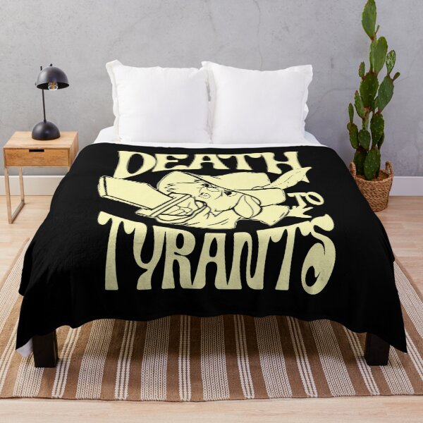 Item preview, Retro 70s Skippy Rabbit Death To Tyrants designed and sold by ThePrintPig.