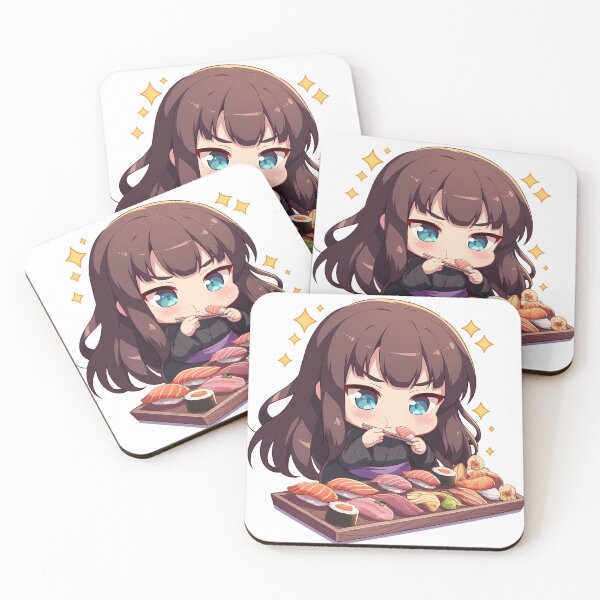 Item preview, Shiho Nishizumi Girls Und Panzer Chibi Sushi Feast designed and sold by Spraykart.