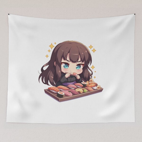 Item preview, Shiho Nishizumi Girls Und Panzer Chibi Sushi Feast designed and sold by Spraykart.