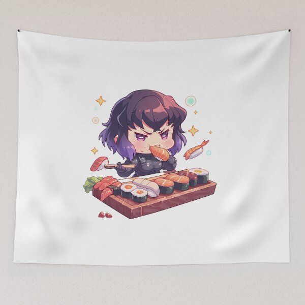 Item preview, Mokoto Kusanagi Ghost In The Shell Chibi Sushi Focus designed and sold by Spraykart.