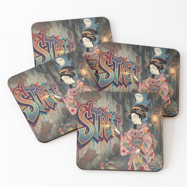 Item preview, Japanese traditional drawing x Street culture - Ukiyoe x Graffiti designed and sold by Studio-MiMi.