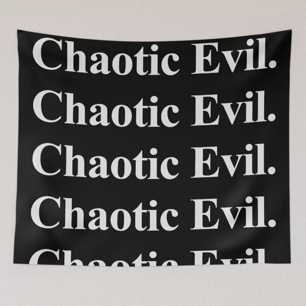 Item preview, CHAOTIC EVIL designed and sold by oddwonders.