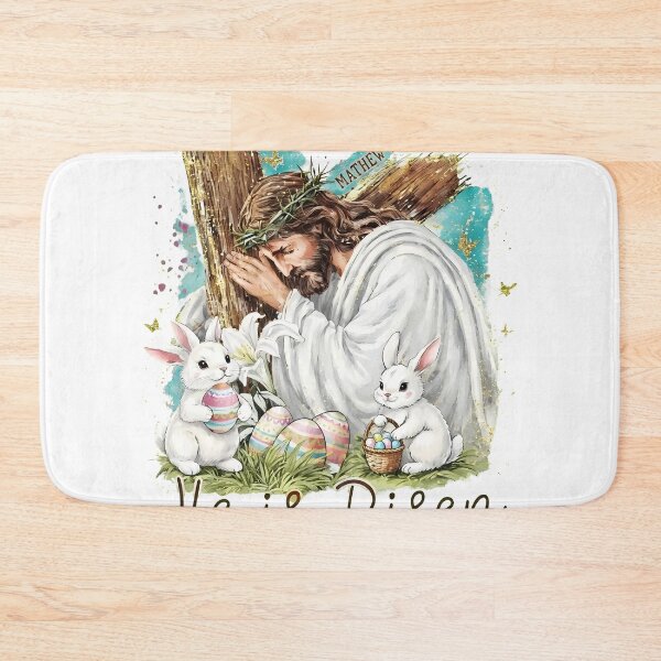 Item preview, He Is Risen Jesus Bunnies Easter Shirt designed and sold by OlyvieArt.