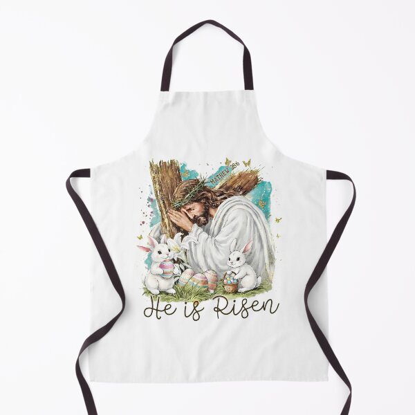 Item preview, He Is Risen Jesus Bunnies Easter Shirt designed and sold by OlyvieArt.