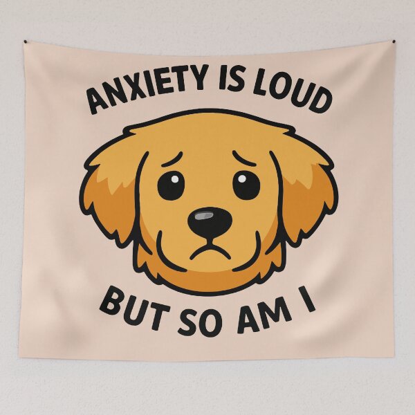 Item preview, Anxiety Is Loud But So Am I designed and sold by xmoudx.