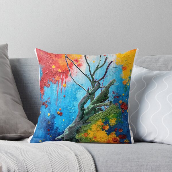 Item preview, Colourful Nature Landscape – Vibrant Artistic Tree & Sky Aesthetic Poster designed and sold by Andrew Ballard.
