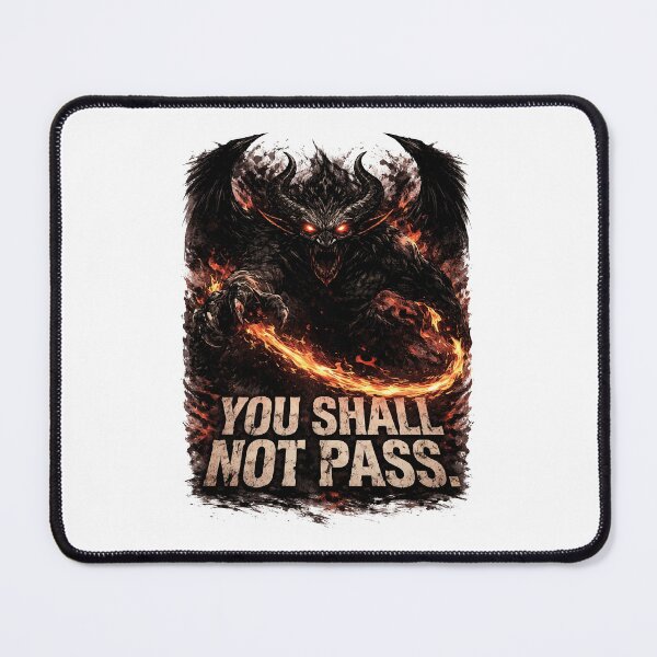 Item preview, You Shall Not Pass – Shadow Demon Fan Art designed and sold by furrydrool.
