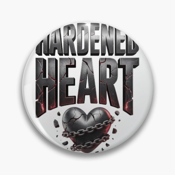 Item preview, Hardened Heart – Cracked Stone Chained Heart Screen Print Design designed and sold by NewUSShop.