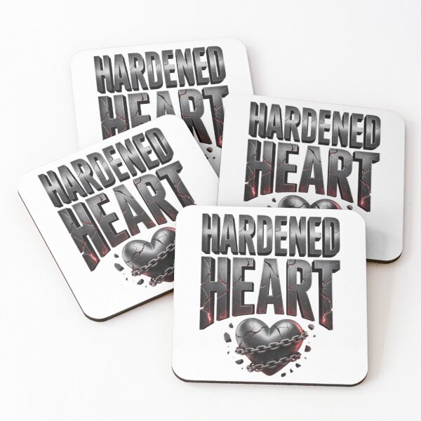 Item preview, Hardened Heart – Cracked Stone Chained Heart Screen Print Design designed and sold by NewUSShop.