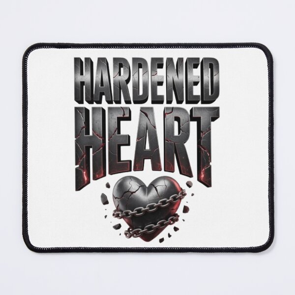Item preview, Hardened Heart – Cracked Stone Chained Heart Screen Print Design designed and sold by NewUSShop.