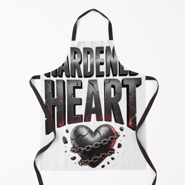 Item preview, Hardened Heart – Cracked Stone Chained Heart Screen Print Design designed and sold by NewUSShop.
