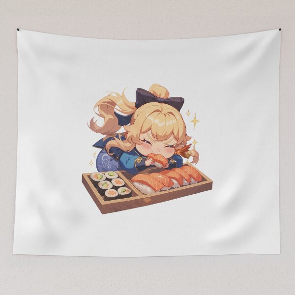 Item preview, Jean Genshin Impact Chibi Sushi Proper Bite designed and sold by Spraykart.