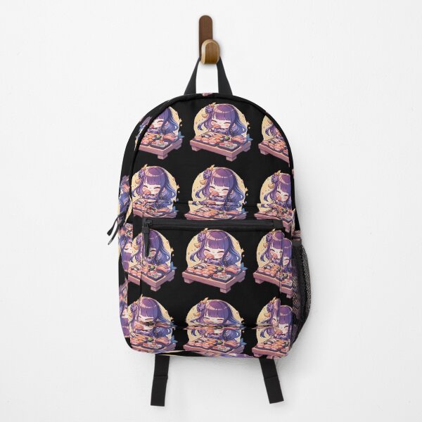 Item preview, Raiden Shogun Genshin Impact Chibi Sushi Purple Kawaii designed and sold by Spraykart.