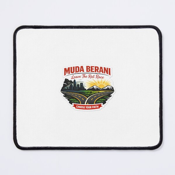Item preview, Muda Berani – Choose Your Path | Leave The Rat Race Sticker designed and sold by Wander Pop Studio.