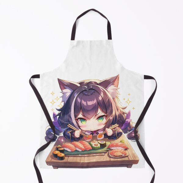 Item preview, Kyaru Princess Connect Redive Chibi Catgirl Sushi Focus designed and sold by Spraykart.