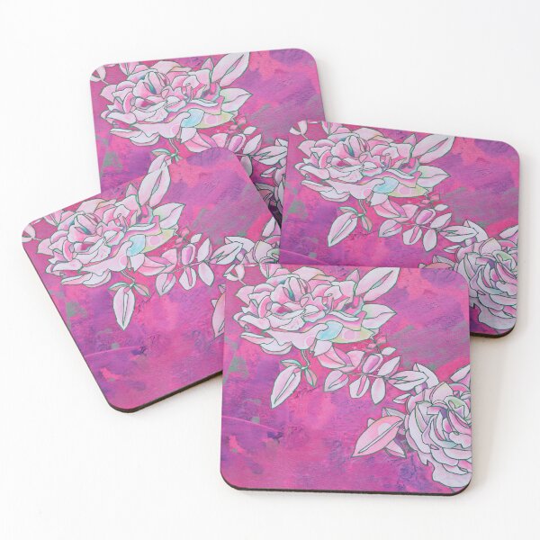 Item preview, Dream Garden No.18 - 霓虹粉紫 (Neon Magenta Bloom) designed and sold by Artsigntw.