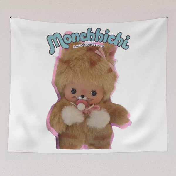 Item preview, Monchhichi Japanese Cute Pink | Kawaii Baby Monkey  designed and sold by nyro collective .