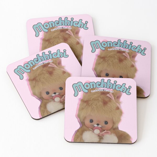 Item preview, Monchhichi Japanese Cute Pink | Kawaii Baby Monkey  designed and sold by nyro collective .