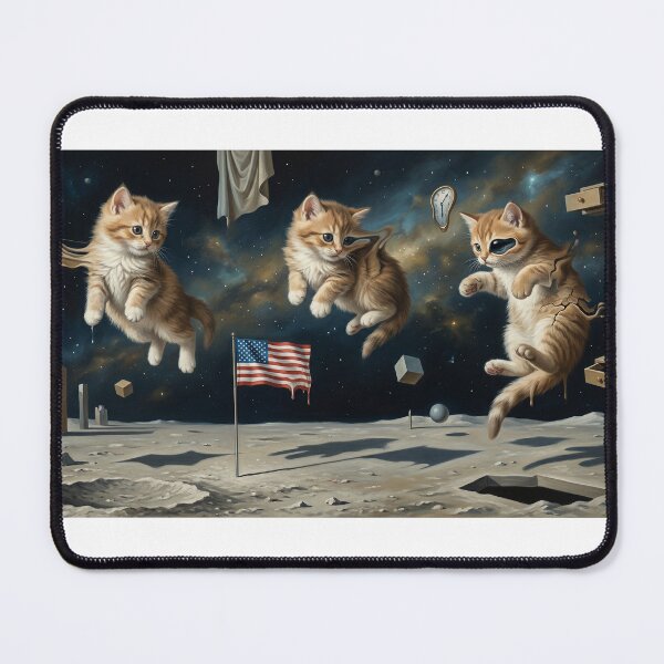 Item preview, Winning the Space Race, one paw at a time. designed and sold by Drokz908.