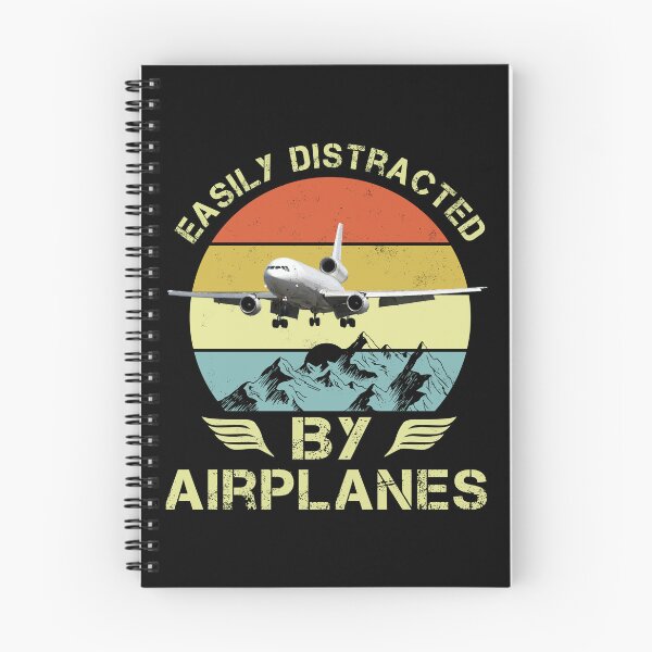 Item preview, Easily Distracted By Airplanes Vintage Aviation designed and sold by Emberglowo.