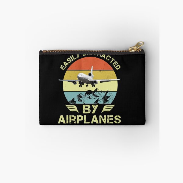 Item preview, Easily Distracted By Airplanes Vintage Aviation designed and sold by Emberglowo.