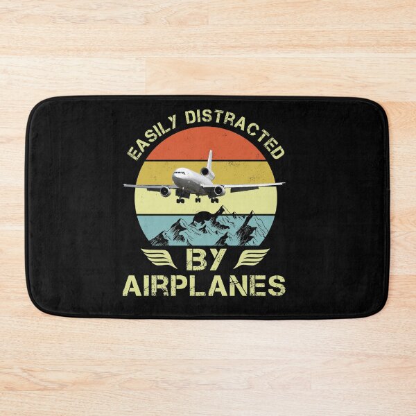 Item preview, Easily Distracted By Airplanes Vintage Aviation designed and sold by Emberglowo.