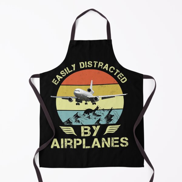 Item preview, Easily Distracted By Airplanes Vintage Aviation designed and sold by Emberglowo.