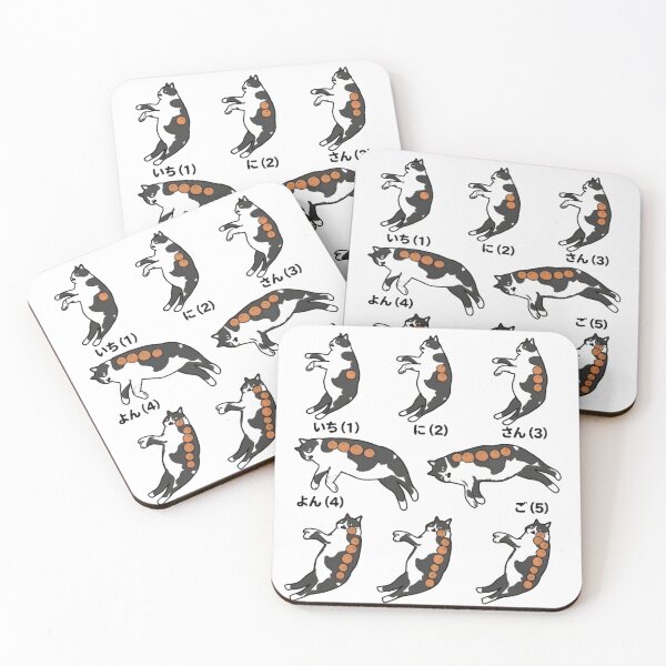 Item preview, Counting Cats: Japanese Number Learning Cat designed and sold by SachiPathways.