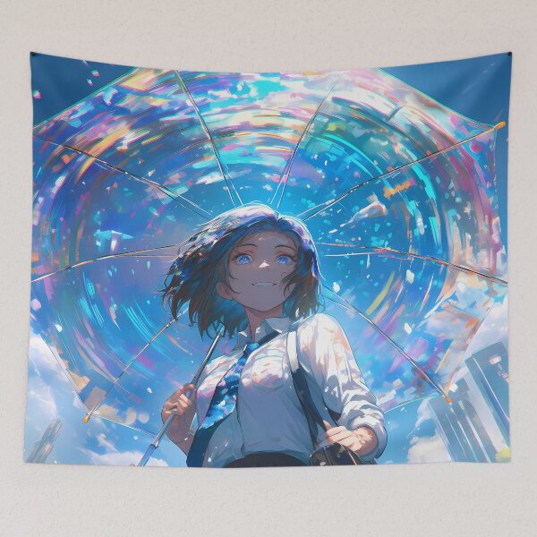 Item preview, Akane Tsunemori Psycho Pass Rainbow Umbrella Sunny Day designed and sold by Spraykart.