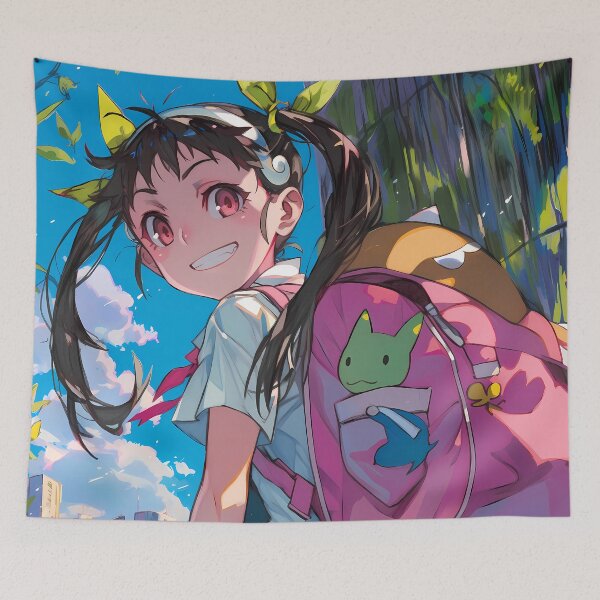 Item preview, Mayoi Hachikuji Bakemonogatari Playful Backpack City Adventure designed and sold by Spraykart.