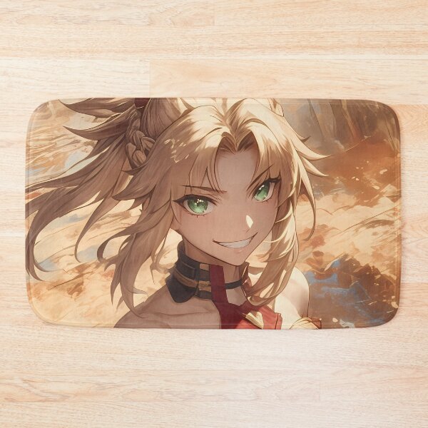 Item preview, Mordred Red Saber Fate Grand Order Rebel Knight Smirk designed and sold by Spraykart.