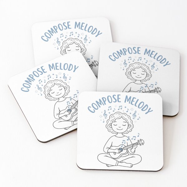 Item preview, Compose Melody Stickers and more designed and sold by Mandayartstudio.