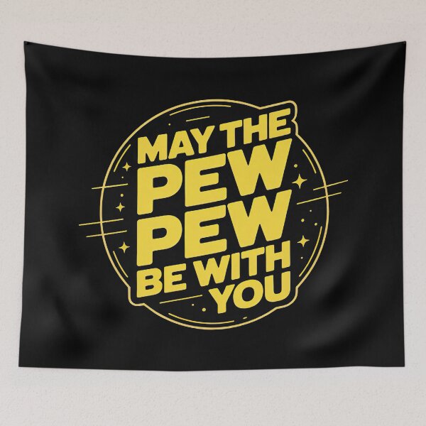 Item preview, Pew Pew Pew designed and sold by graphic-genie.