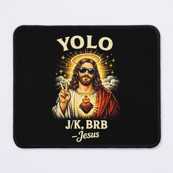 Item preview, Yolo Jk BRB Jesus Funny designed and sold by JODYSMORGAN.