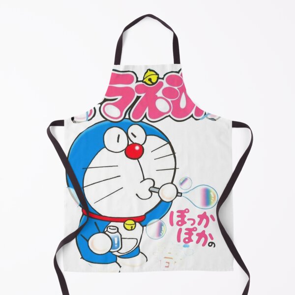 Item preview, Doraemon Cute Anime Kawaii Cat Japanese | Pink and Blue Character Blowing Bubbles designed and sold by nyro collective .