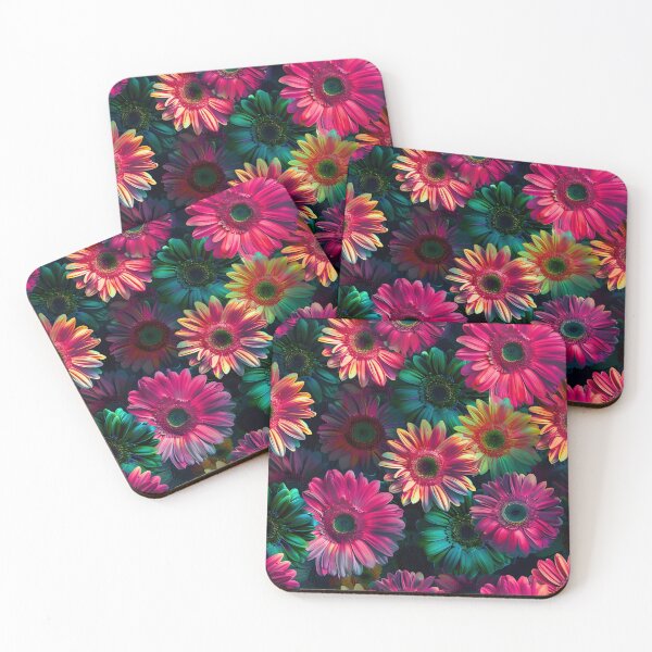 Item preview, Neon floral flowery print designed and sold by dcrc.